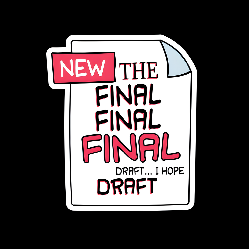Final Final Draft Full Color Sticker