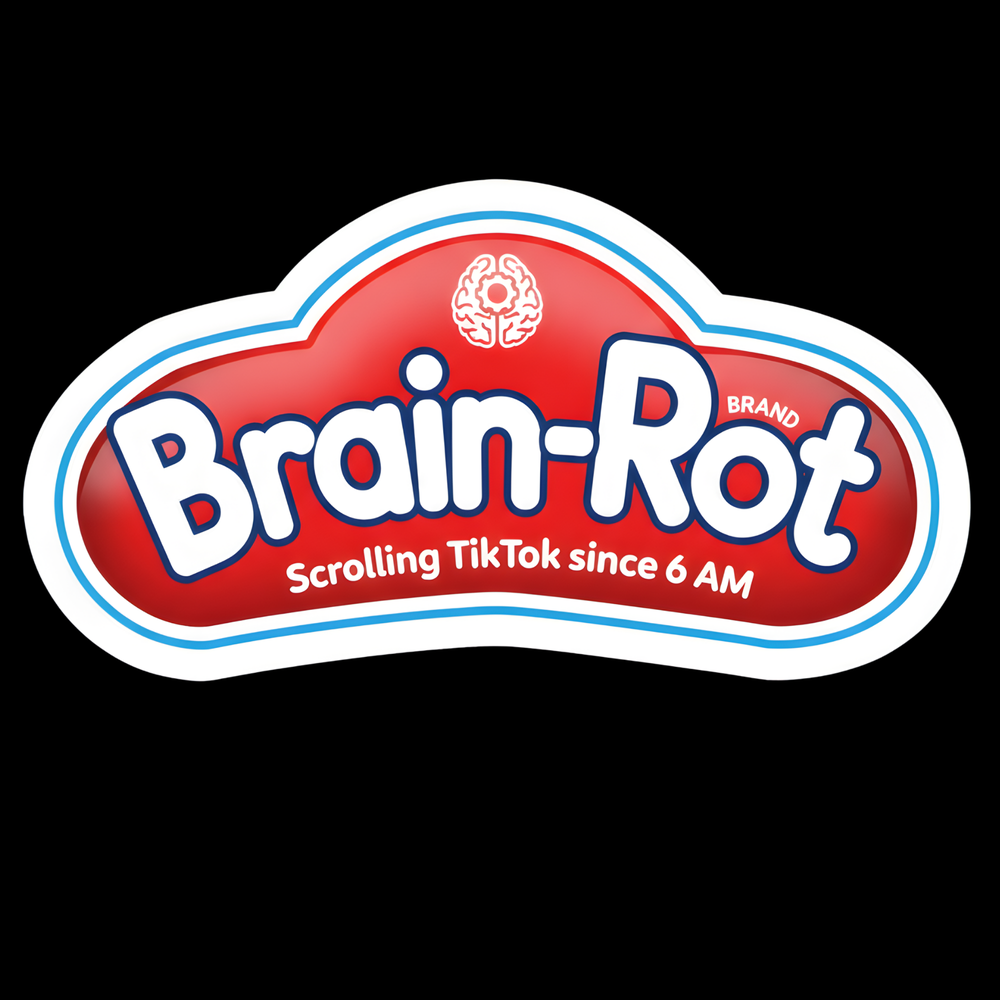 Brain Rot Full Color Sticker