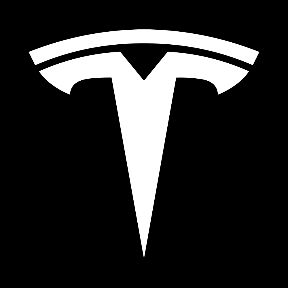 Tesla car logo vinyl decal