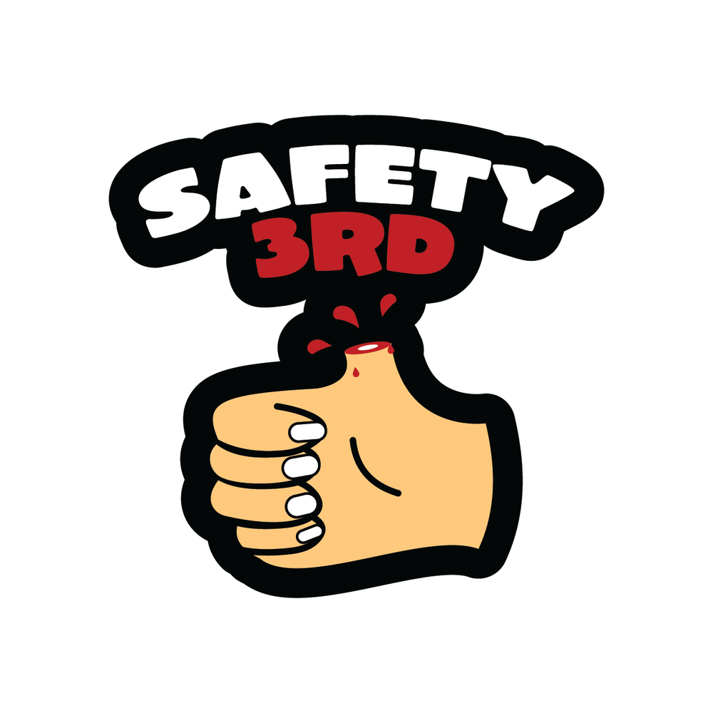 Safety 3rd full color sticker