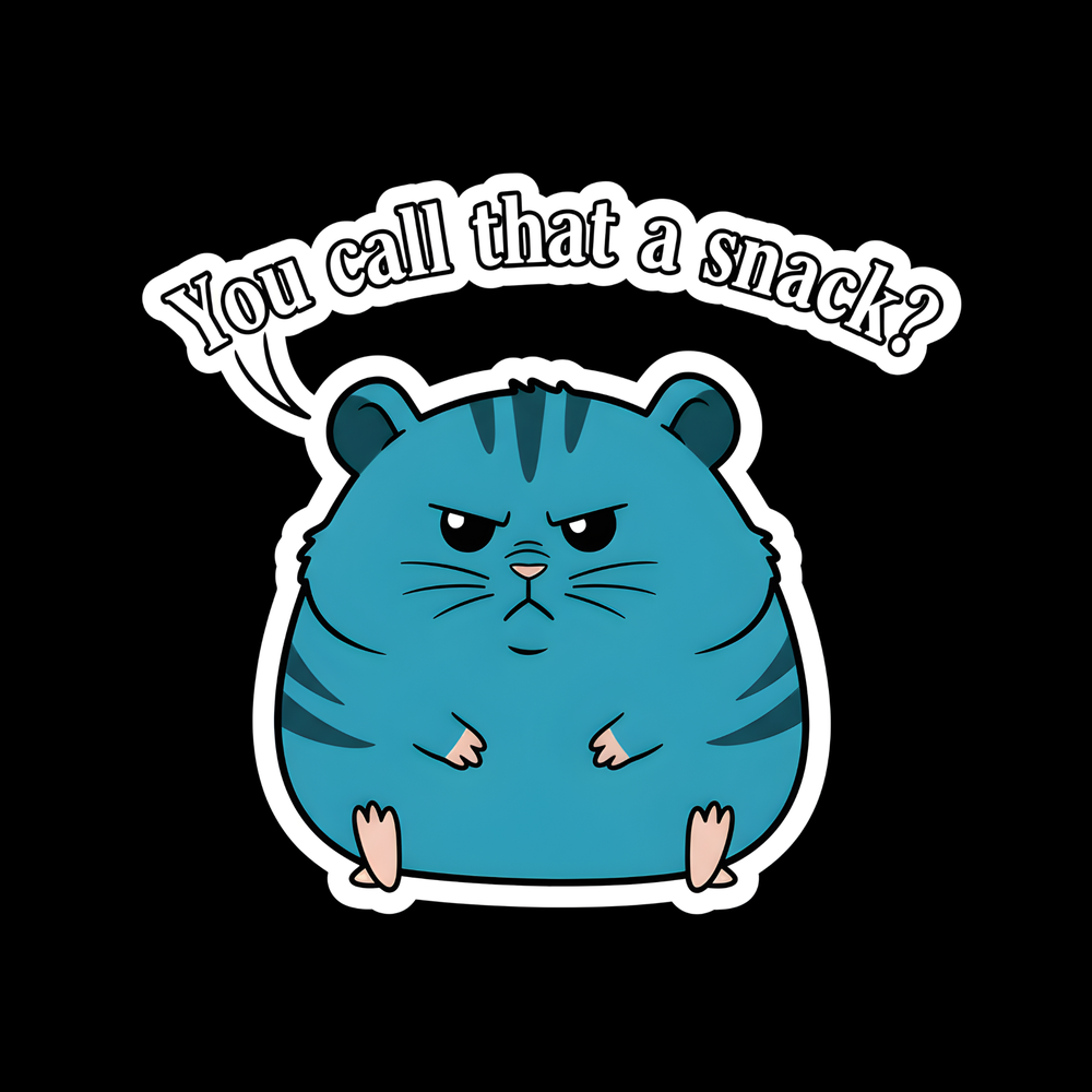 You Call That A Snack Full Color Sticker