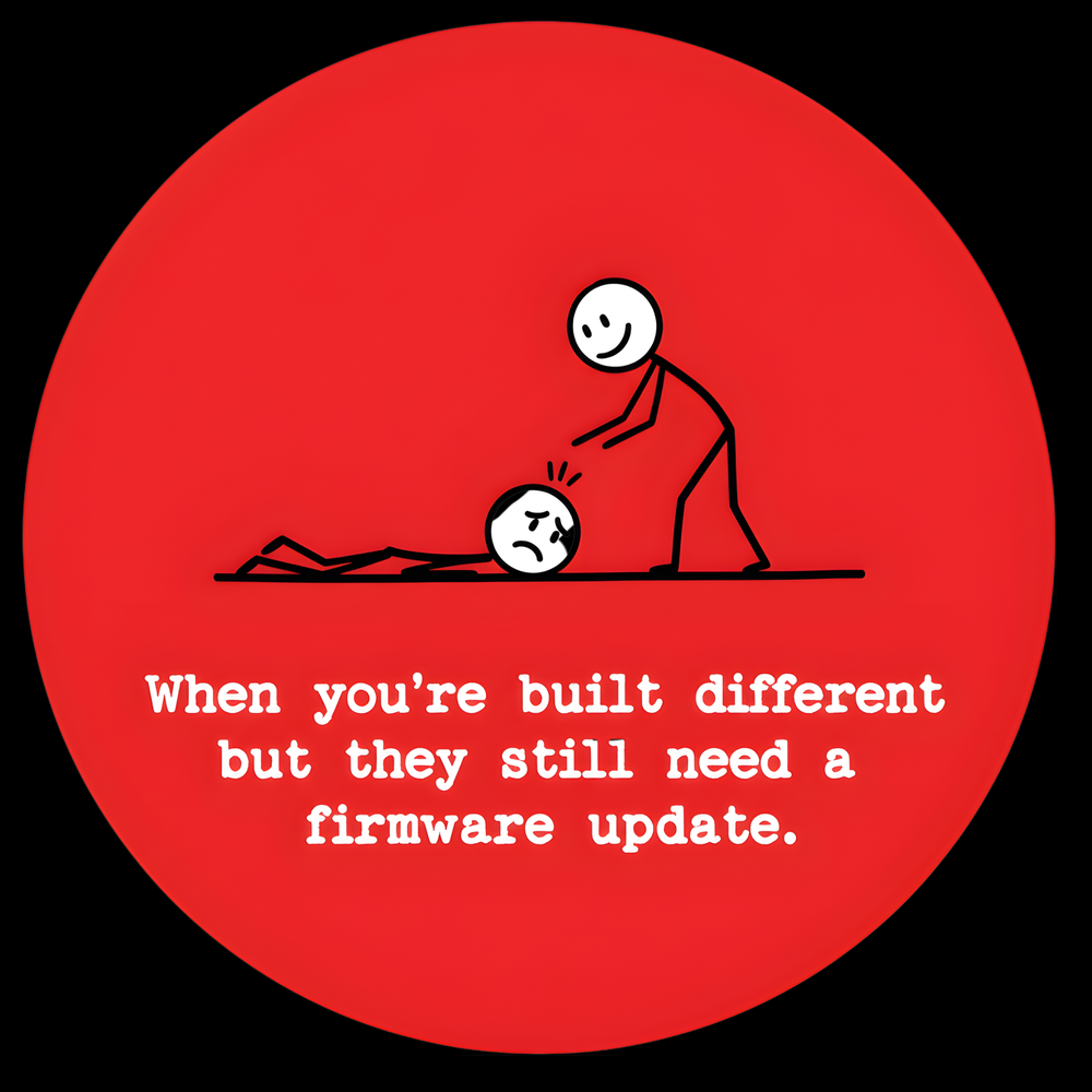 Firmware Update Full Color Sticker