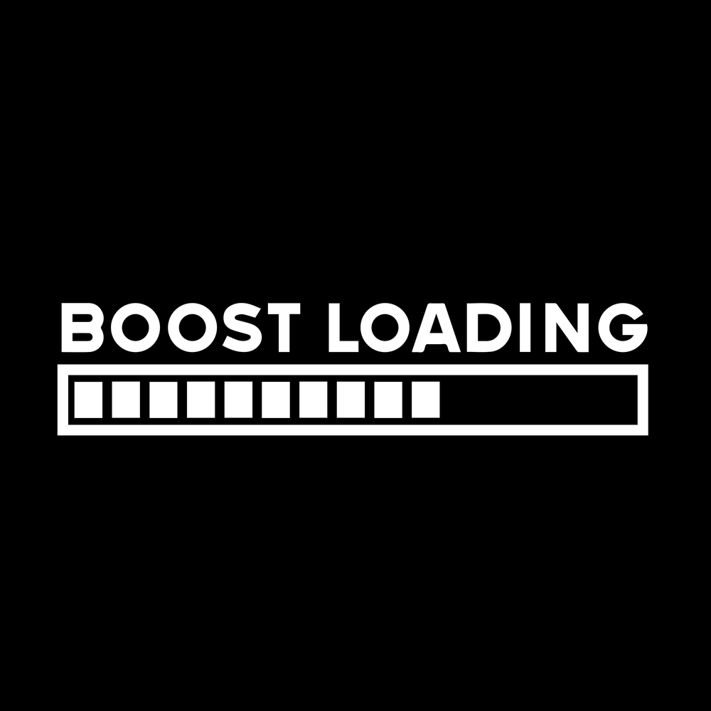 Boost Loading Vinyl Decal Car Window Laptop Sticker