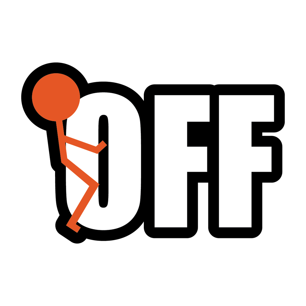 F-OFF Full Color Sticker