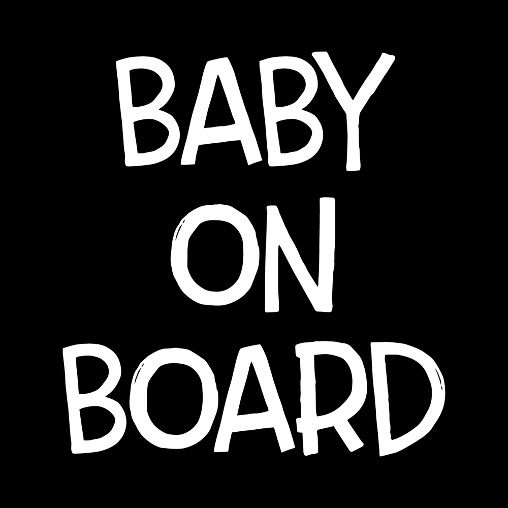 Baby On Board decal
