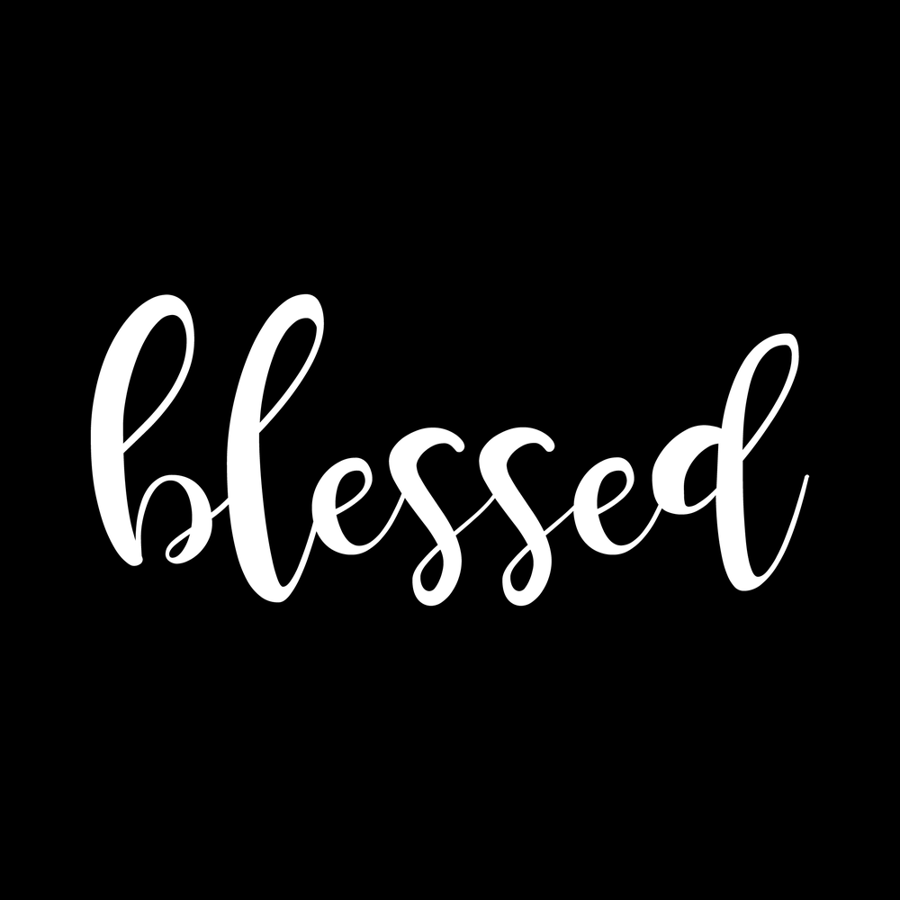 Blessed decal