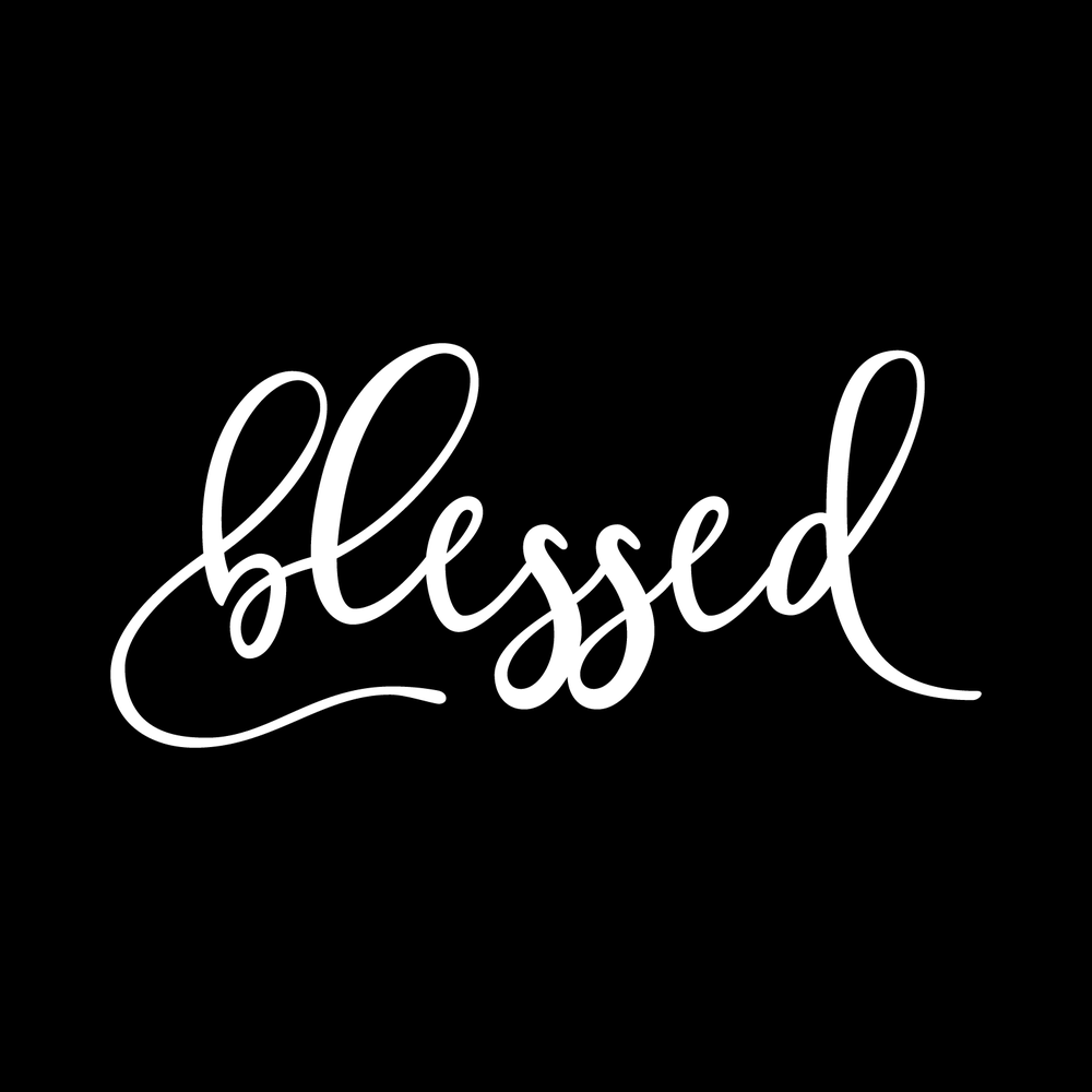 Blessed II decal