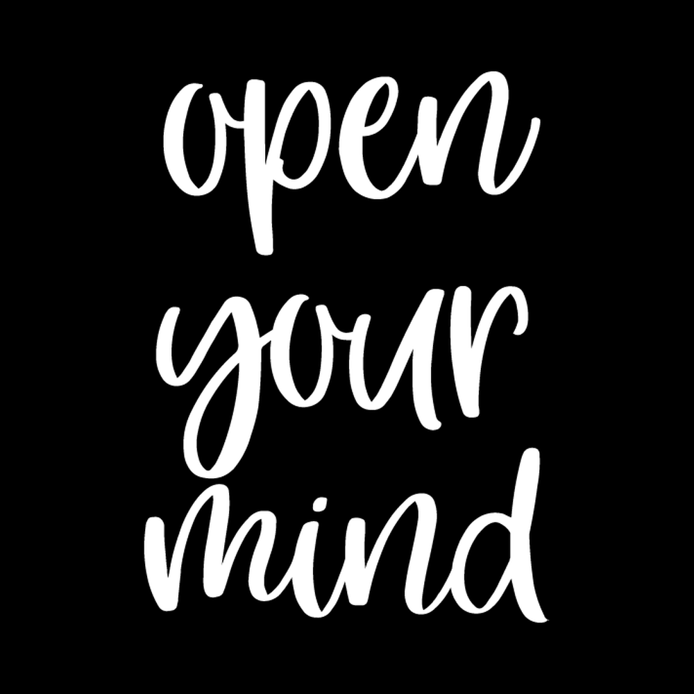 Open Your Mind Vinyl Decal Car Window Laptop Sticker vinyl decal for car window