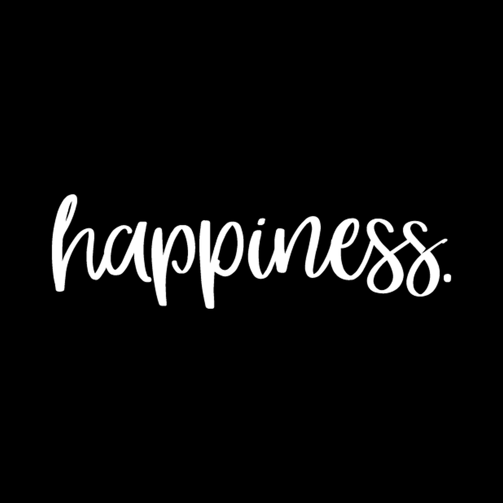 Happiness decal