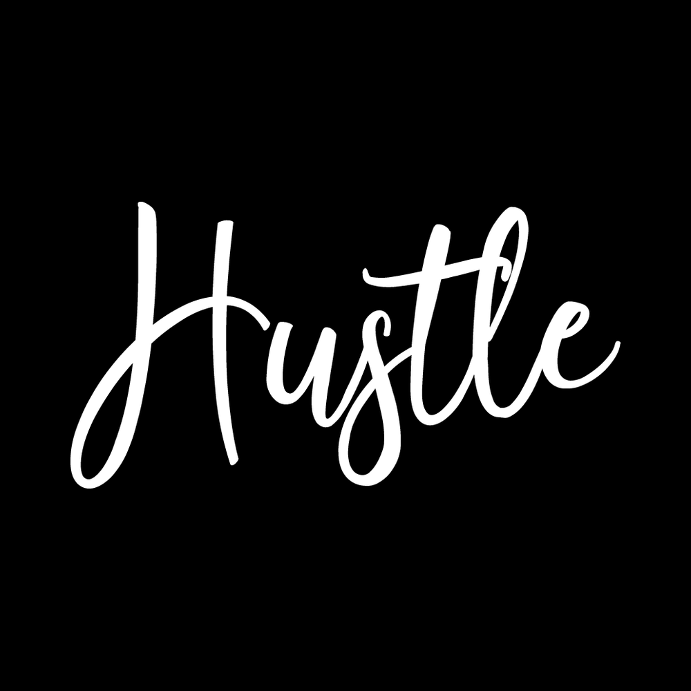 Hustle decal