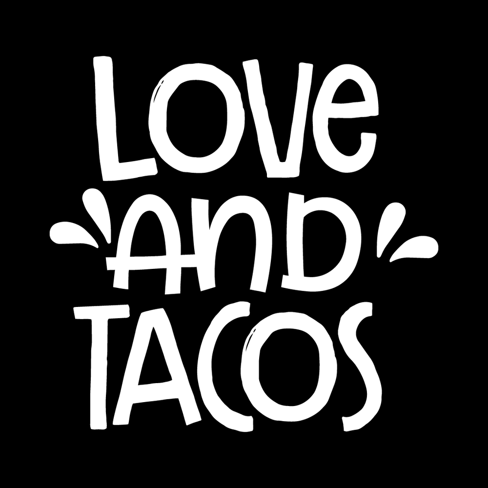 Love And Tacos decal