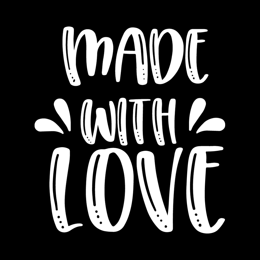 Made With Love decal