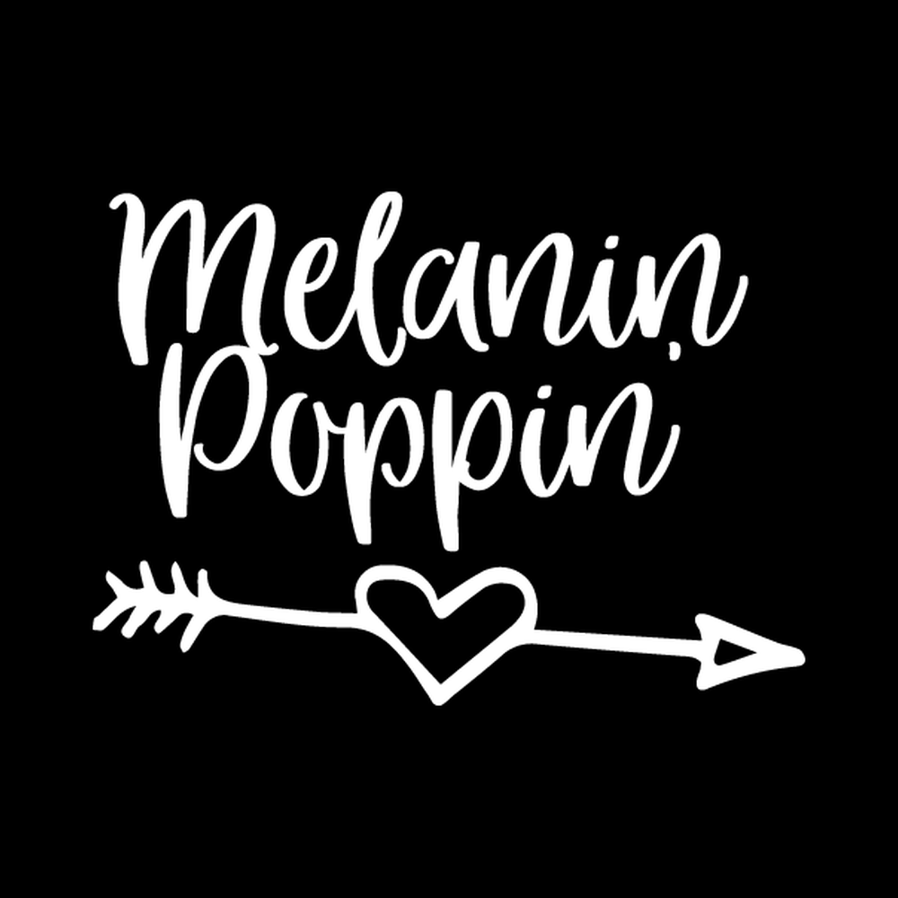 Melanin Pop Pin Vinyl Decal Car Window Laptop Sticker vinyl decal for car window