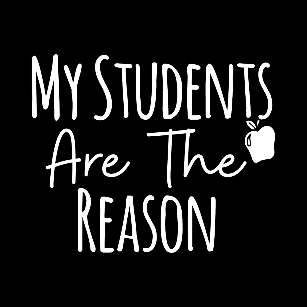 My Students Are The Reason Vinyl Decal Car Window Laptop Sticker vinyl decal for car window