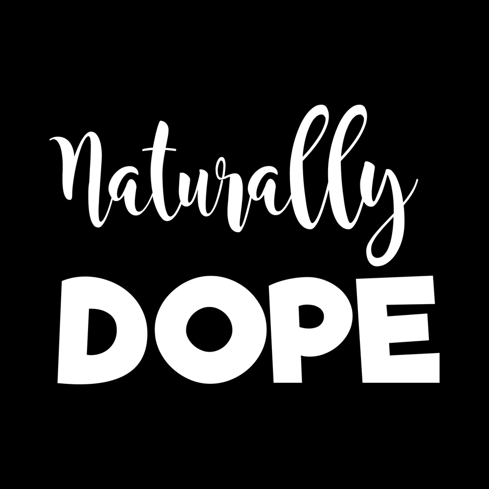 Naturally Dope Vinyl Decal Car Window Laptop Sticker vinyl decal for car window