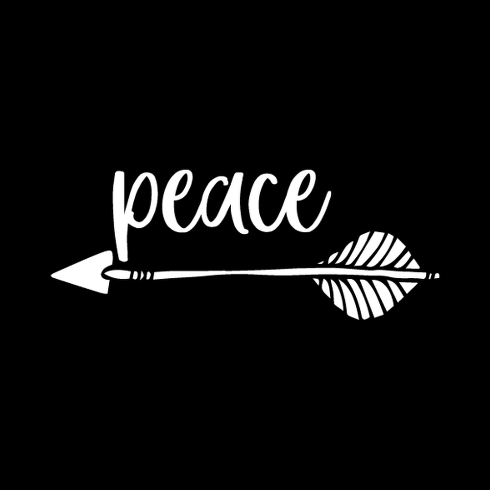 Peace decal