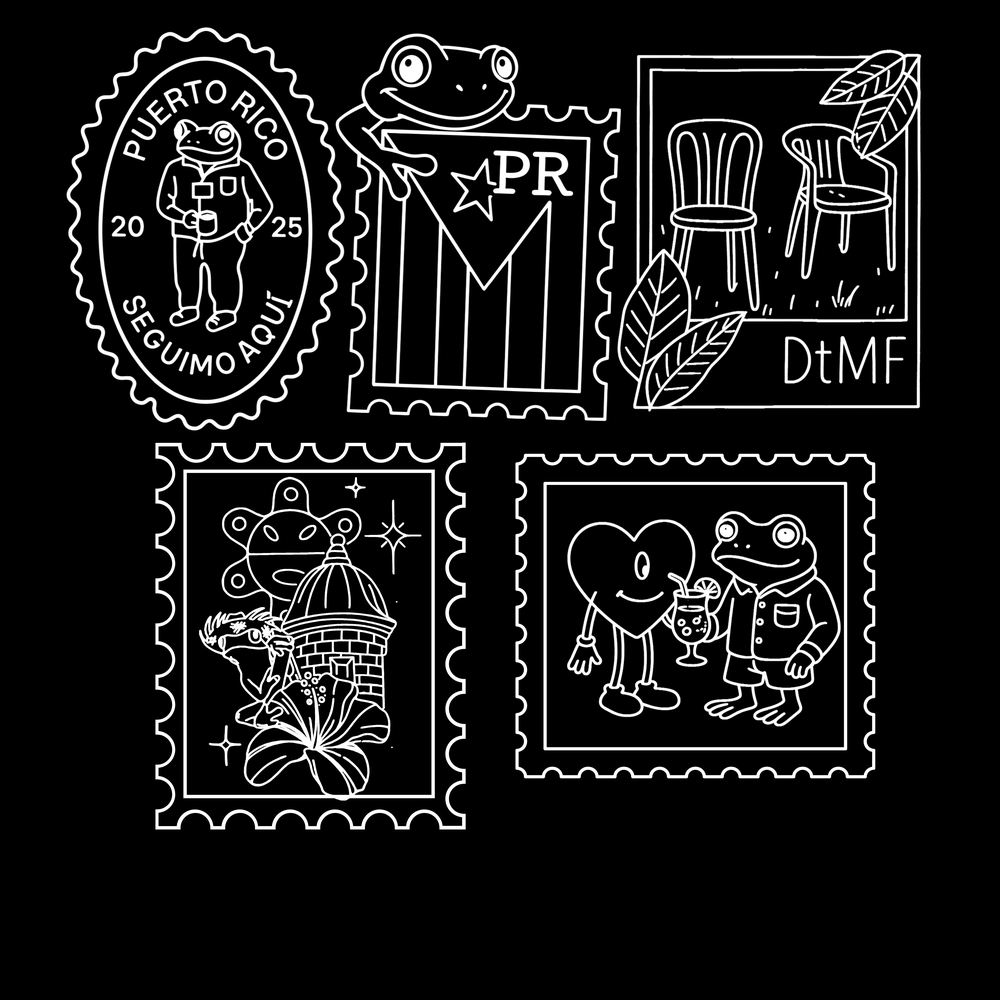 Puerto Rico Stamps Set B decal