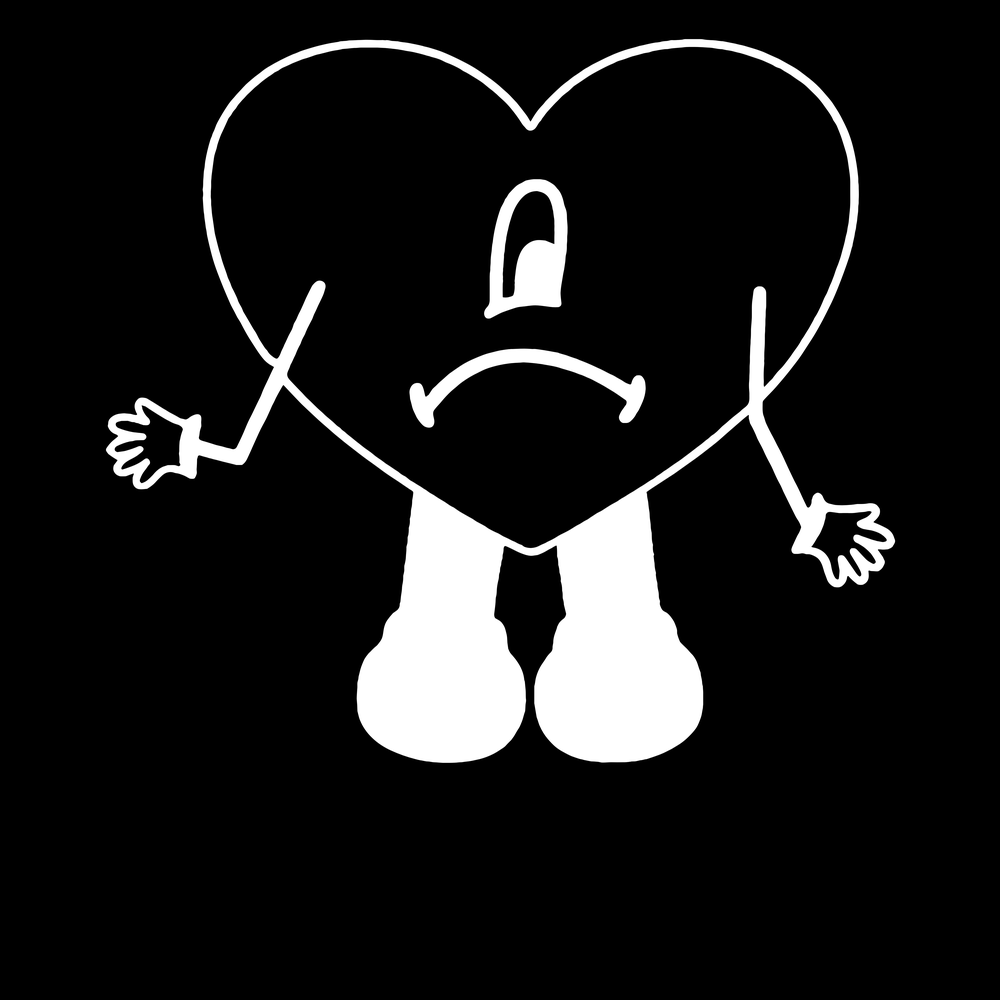 Sad Heart With Legs Vinyl Decal Car Window Laptop Sticker vinyl decal for car window