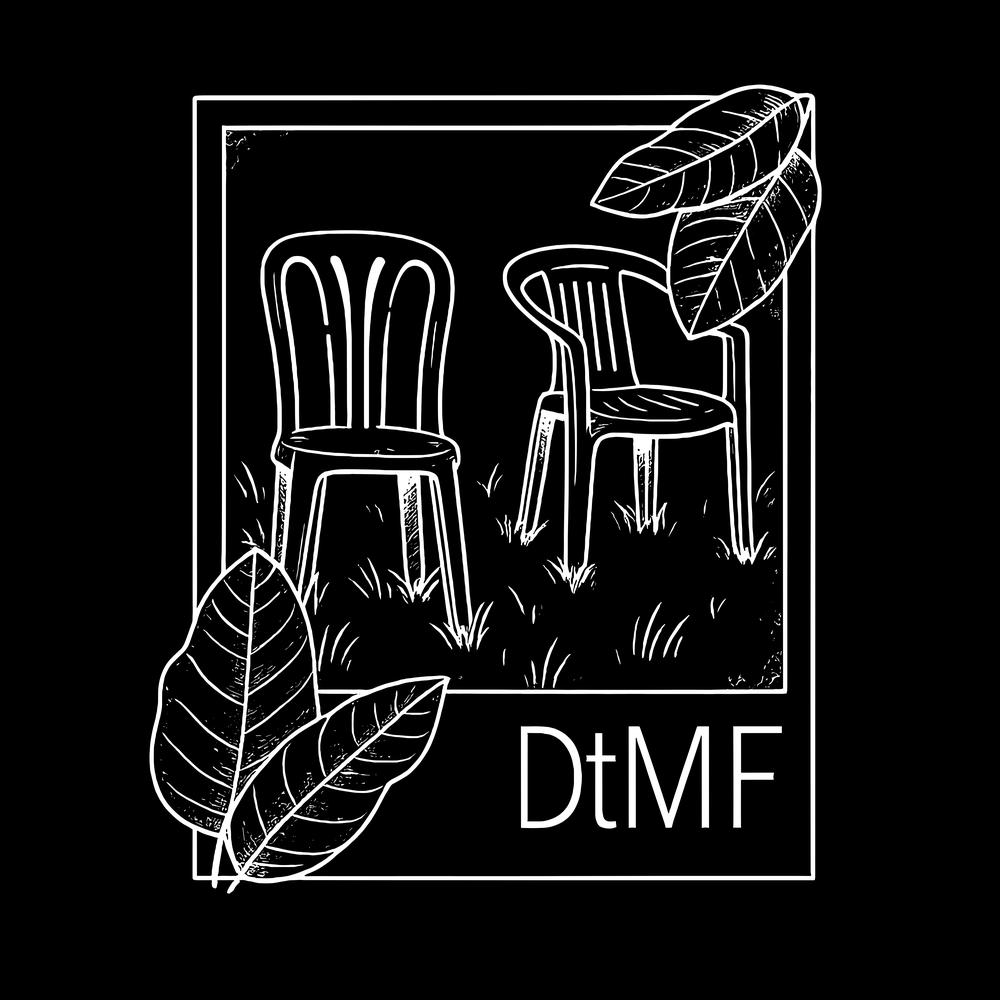 Tropical chairs leaves II decal