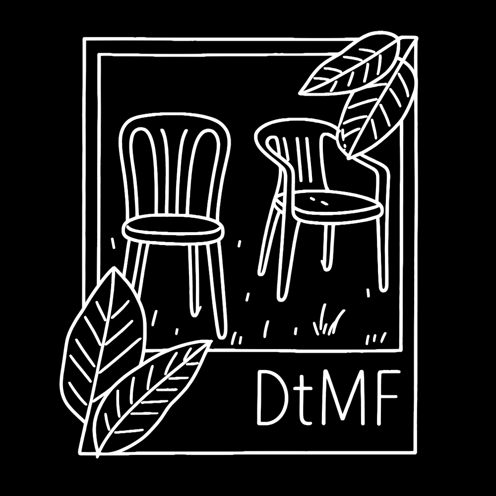 Tropical chairs leaves III decal