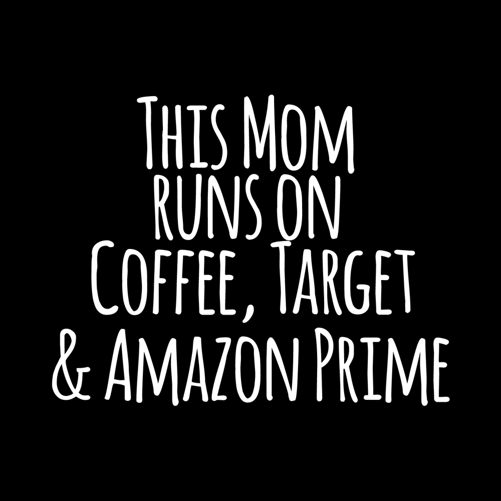 This Mom Runs On Coffee decal