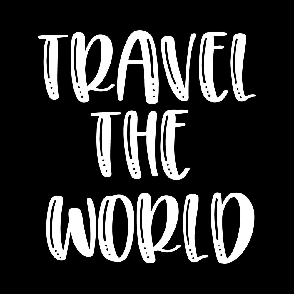 Travel The World decal