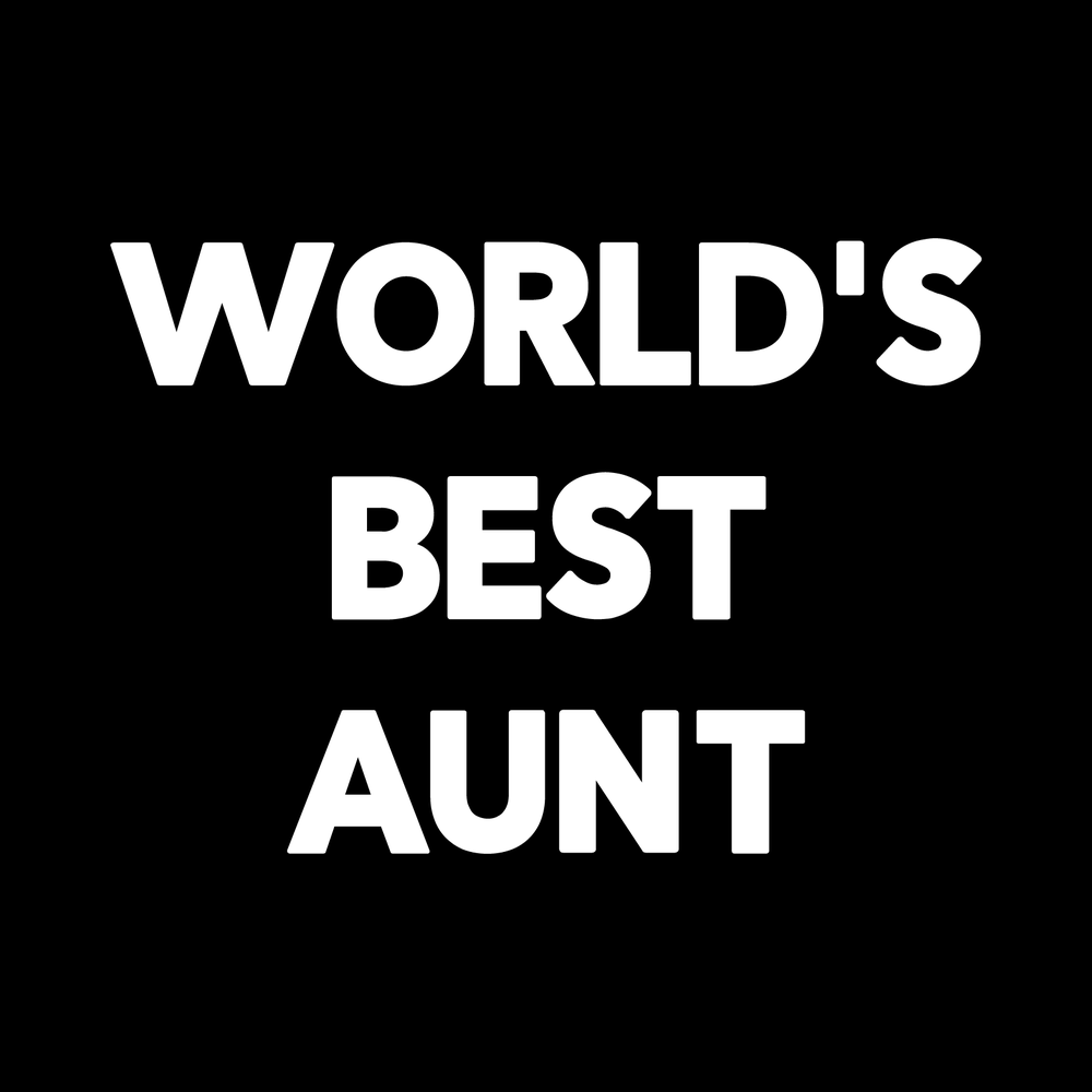 World's Best Aunt decal