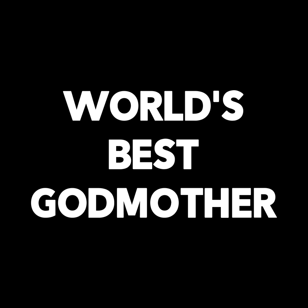 Worlds Best Godmother Vinyl Decal Car Window Laptop Sticker vinyl decal for car window