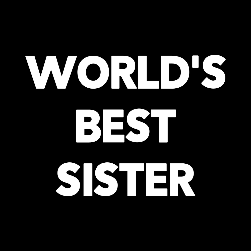 World's Best Sister decal
