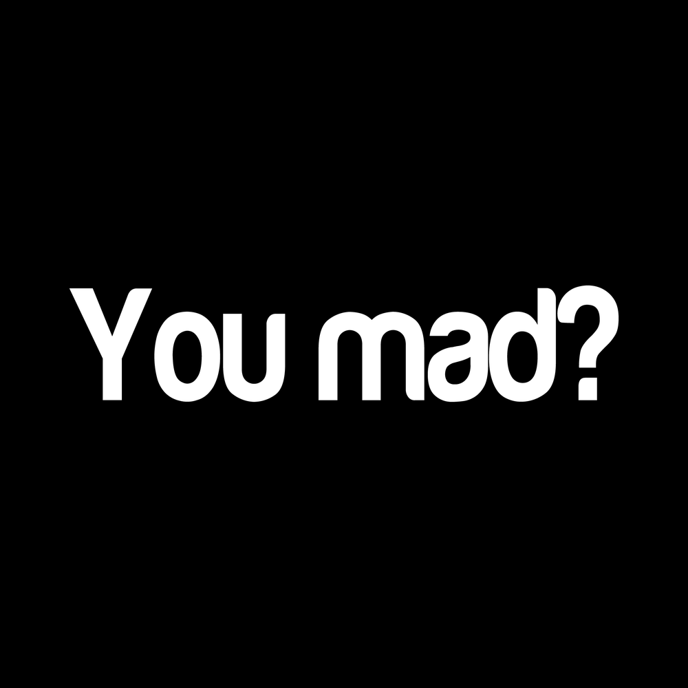 You Mad Vinyl Decal Car Window Laptop Sticker vinyl decal for car window