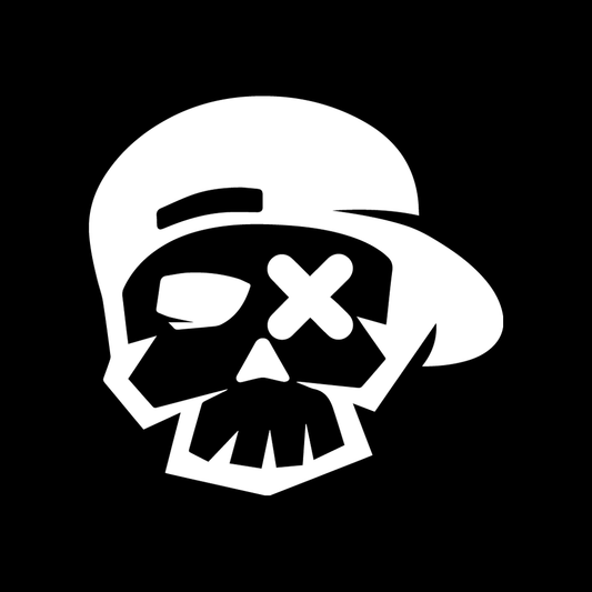 Skater Skull decal
