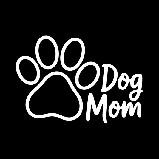 Dog Mom (Outline) decal