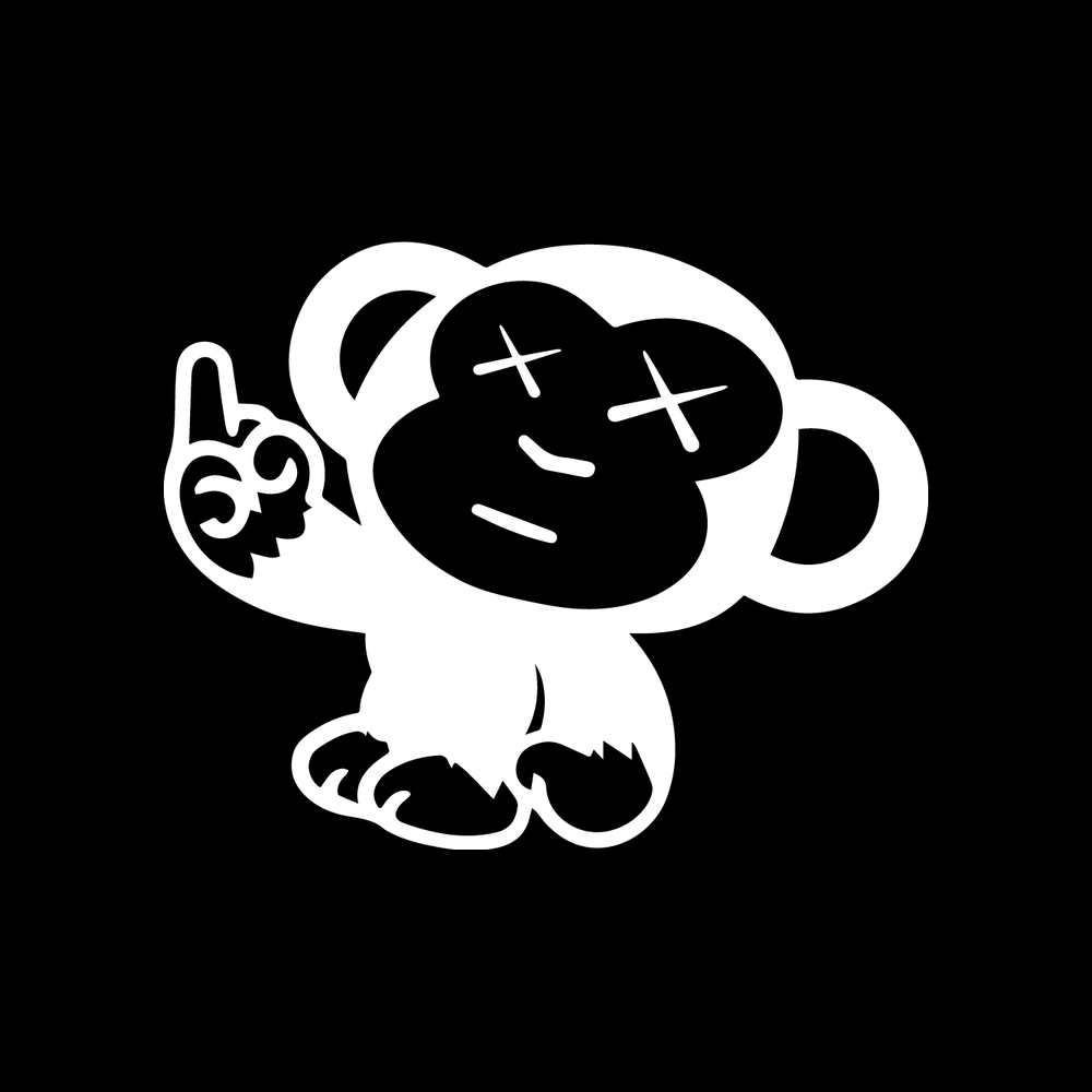 Streetwear icon character decal