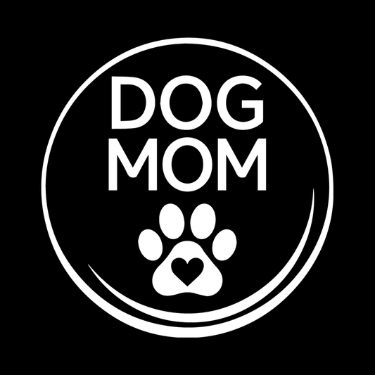 Dog Mom (Circle) decal