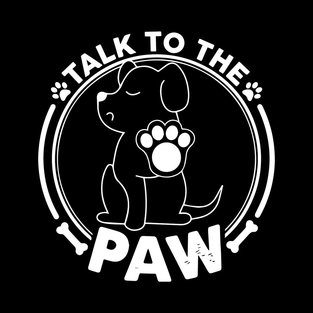 Talk To The Paw decal