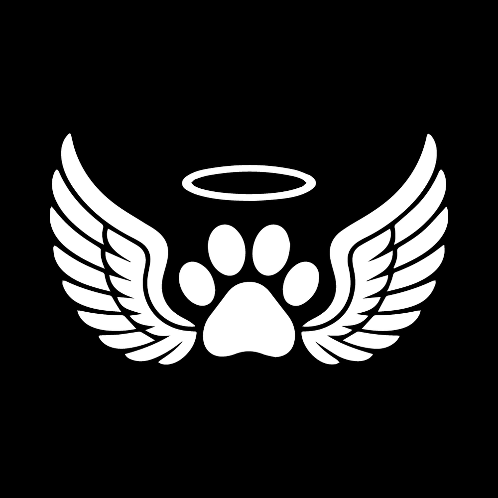 Paw Angel Wings decal