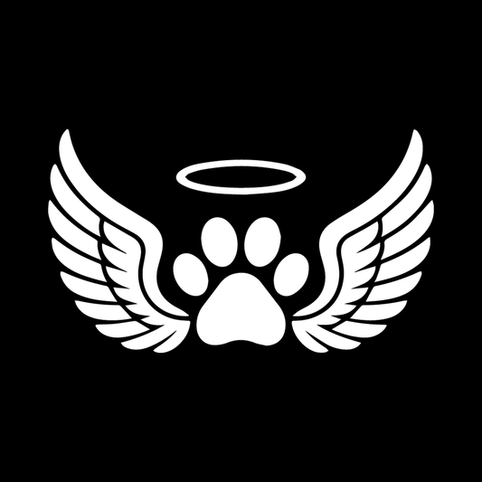 Paw Angel Wings decal