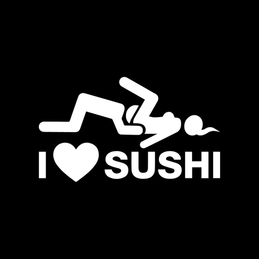I Love Sushi decal