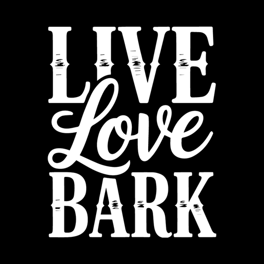 Live Love Bark decal