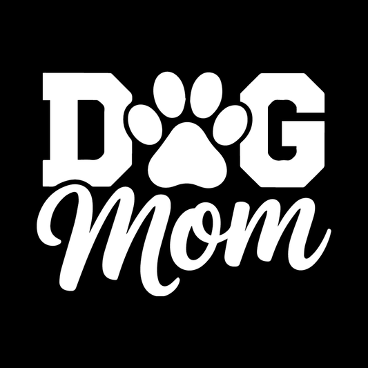 Dog Mom (Block) decal