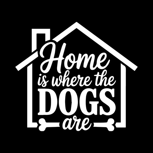 Home Is Where The Dogs Are (House) decal