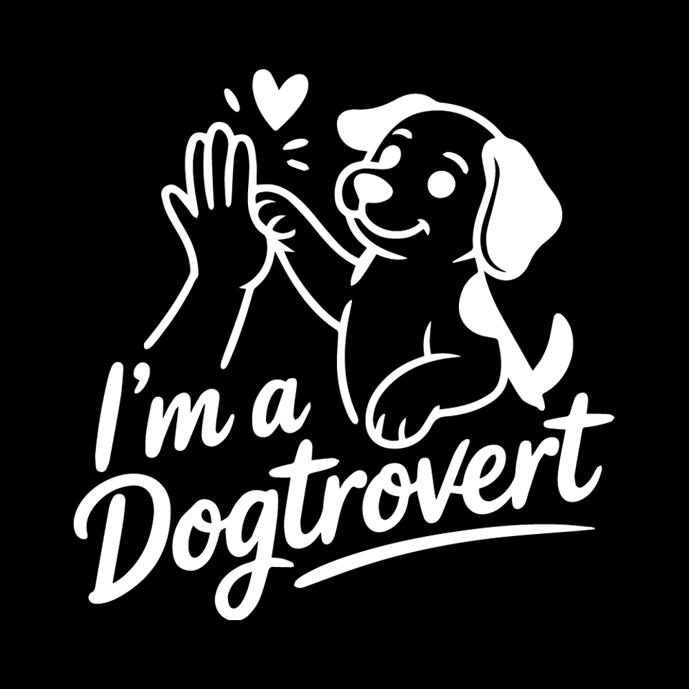 I'm A Dogtrovert decal