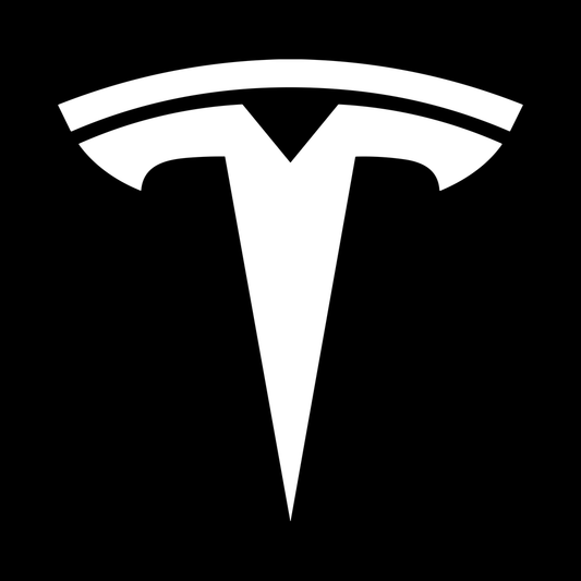 Tesla car logo vinyl decal