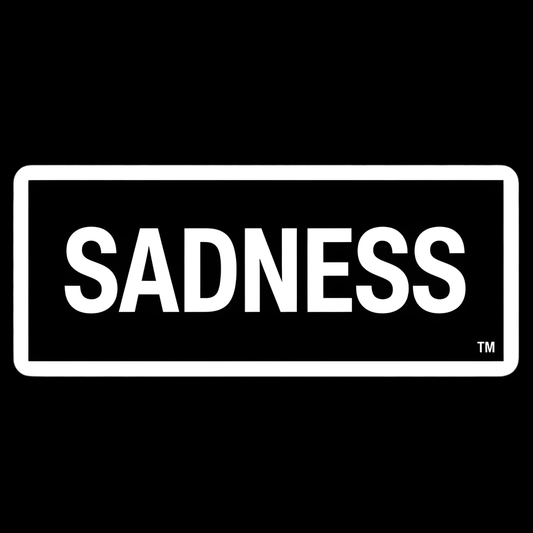 Sadness Full Color Sticker