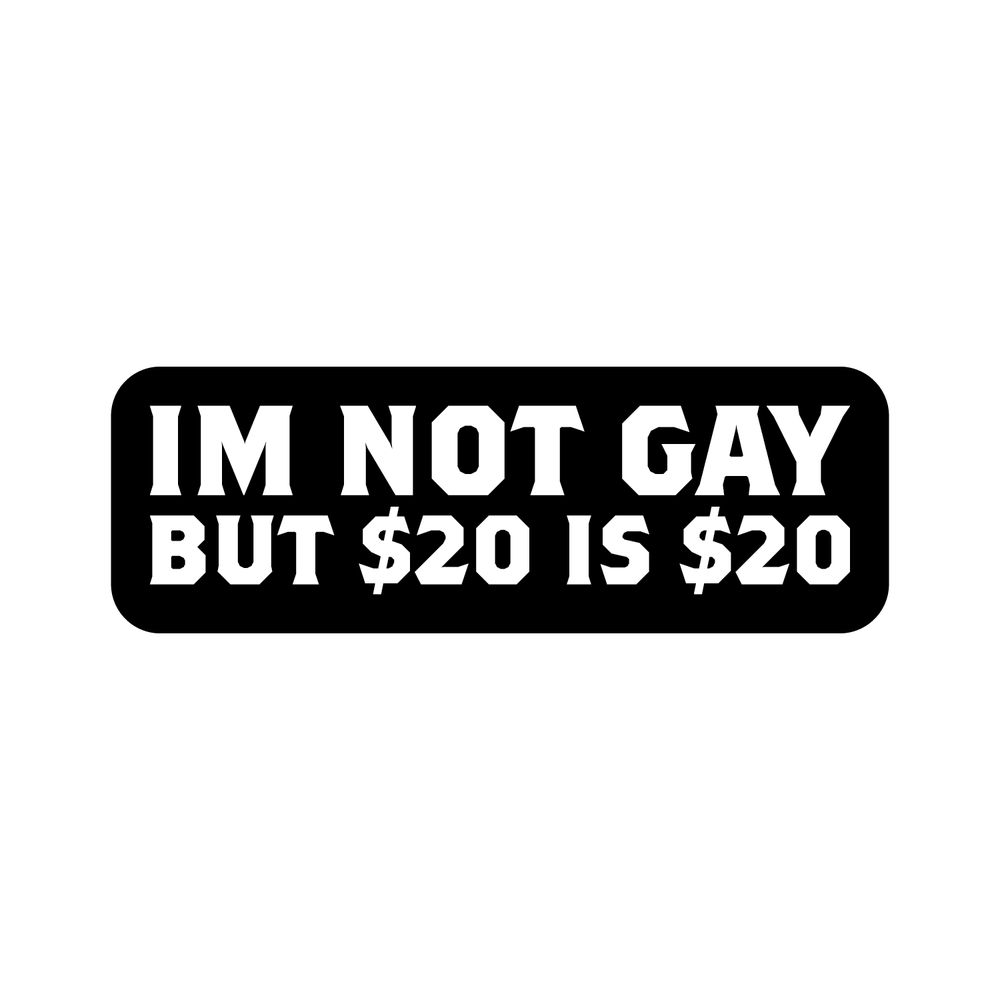 20 is 20 Full Color Sticker