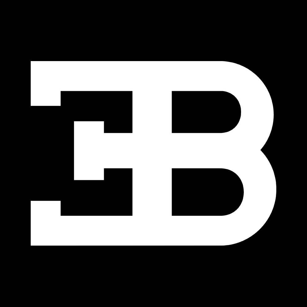 Bugatti car logo vinyl decal