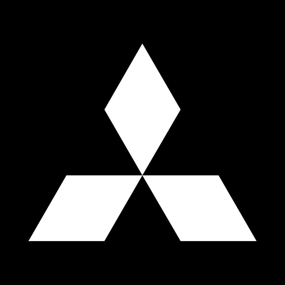 Mitsubishi car logo vinyl decal