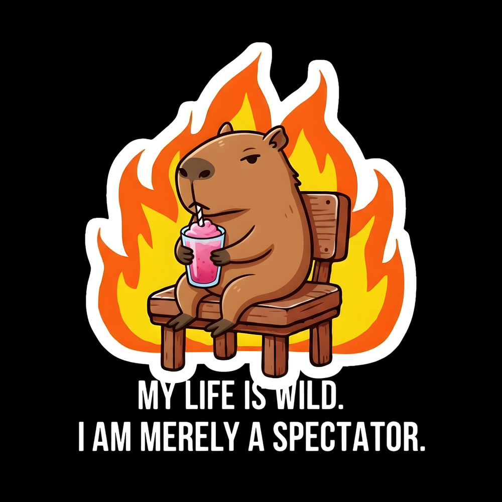 Wild Life Spectator Full Color Sticker