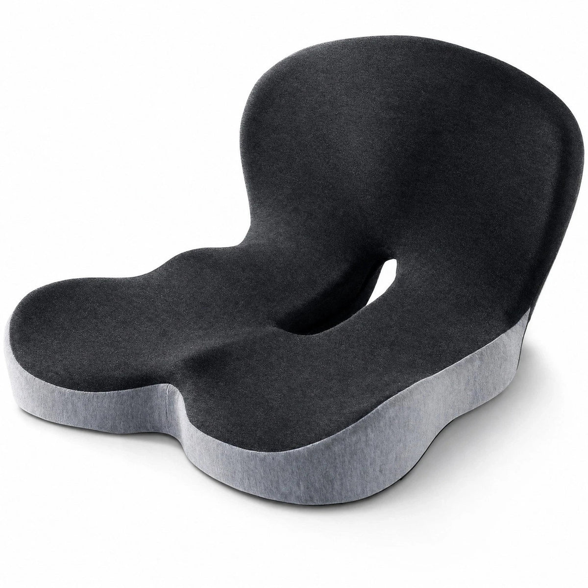 Memory Foam Seat Cushion w/Lumbar Support Pillow for Back & Sciatica Pain Relief3
