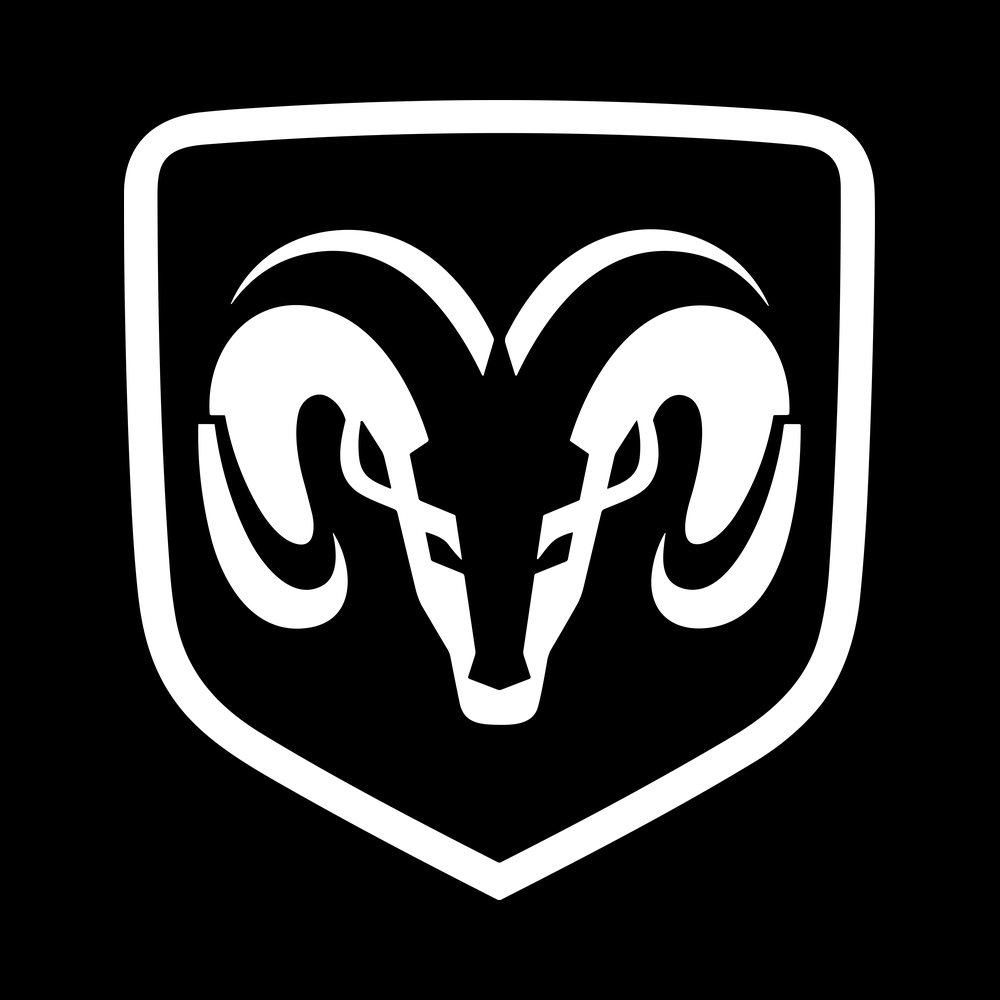 Ram car logo vinyl decal